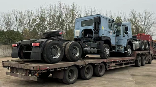 2 Units Howo Tractor Trucks Will Be Sent To Senegal