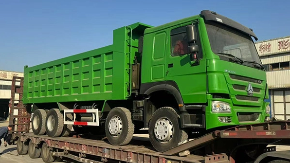 12 Wheels of Used Howo Dump Trucks Will Be Exported To Congo