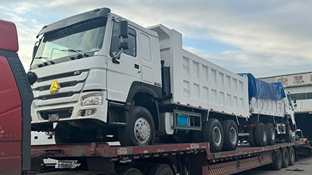 The 10 wheels Dump Truck Will Be Exported To Nigeria